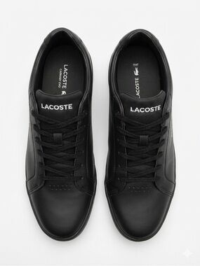 Lacoste Challenge 0120 2 SMA Black Sneakers Size 11.5
